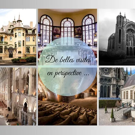 Passage Secret - Ideal Couples Et Pro - Le Calme En Hypercentre - Wifi Debit - Netflix - Machine A Laver - Gare, Cathedrale, Commerces, Restaurants & Transports En Commun A Moins De 10 Minutes A Pied * ランス