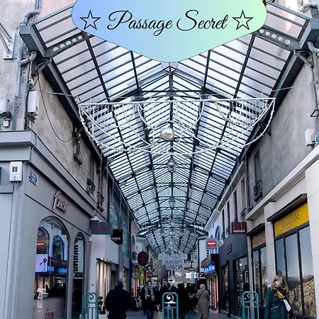 Passage Secret - Ideal Couples Et Pro - Le Calme En Hypercentre - Wifi Debit - Netflix - Machine A Laver - Gare, Cathedrale, Commerces, Restaurants & Transports En Commun A Moins De 10 Minutes A Pied